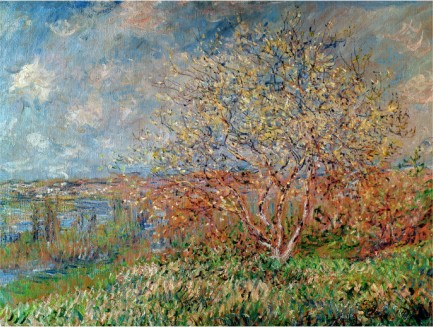 Spring, 1880-Claude Monet Painting